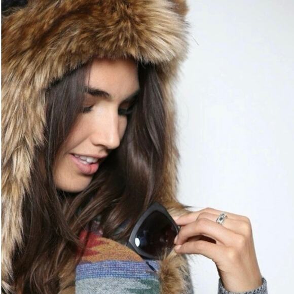 SpiritHoods Kodiak grizzly bear hat hoodie warmer hood OS one size unisex - Picture 6 of 16